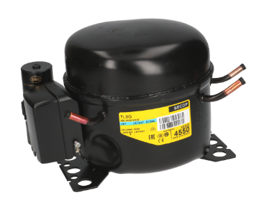 605052 Compresor refrigerante R134a tipo TL5G 1/6HP capacidad cilindro 5,08 cm³ RSIR/CSIR 220-240V